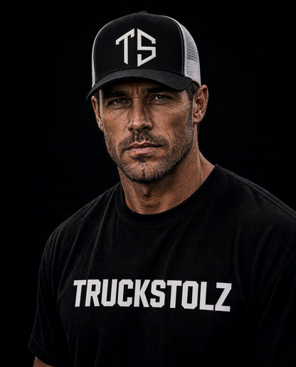 TRUCKSTOLZ® „TS Icon“ Trucker Cap — Hochwertiger 3D-Stick