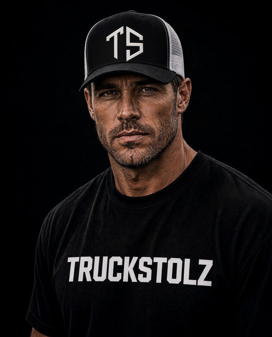 TRUCKSTOLZ® „TS Icon“ Trucker Cap — Hochwertiger 3D-Stick